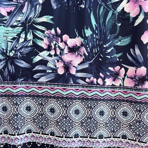 San Francisco Exotic Floral Boho Dress - Picture 3 of 3